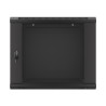 19" RACKOVÁ SKŘÍŇ PRO MONTÁŽ NA STĚNU 9U/600X450 (FLAT PACK) V2 ČERNÁ