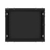 19" RACKOVÁ SKŘÍŇ PRO MONTÁŽ NA STĚNU 9U/600X450 (FLAT PACK) V2 ČERNÁ