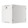 19" RACKOVÁ SKŘÍŇ PRO MONTÁŽ NA STĚNU 9U/600X450 (FLAT PACK) S PROSKLENÝMI DVEŘMI ŠEDÁ  V2
