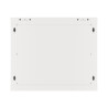 19" RACKOVÁ SKŘÍŇ PRO MONTÁŽ NA STĚNU 9U/600X450 (FLAT PACK) S PROSKLENÝMI DVEŘMI ŠEDÁ  V2
