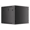 RACKOVÁ SKŘÍŇ 19" PRO MONTÁŽ NA STĚNU 9U/600X600 (FLAT PACK) V2 ČERNÁ