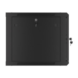 RACKOVÁ SKŘÍŇ 19" PRO MONTÁŽ NA STĚNU 9U/600X600 (FLAT PACK) V2 ČERNÁ