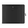 RACKOVÁ SKŘÍŇ 19" PRO MONTÁŽ NA STĚNU 9U/600X600 (FLAT PACK) V2 ČERNÁ