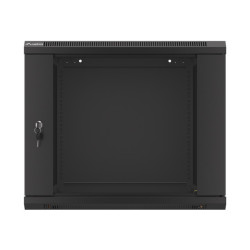 RACKOVÁ SKŘÍŇ 19" PRO MONTÁŽ NA STĚNU 9U/600X600 (FLAT PACK) V2 ČERNÁ