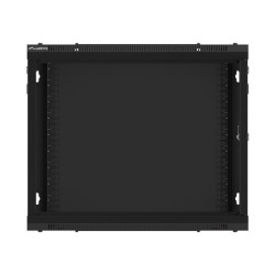 RACKOVÁ SKŘÍŇ 19" PRO MONTÁŽ NA STĚNU 9U/600X600 (FLAT PACK) V2 ČERNÁ