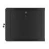 RACKOVÁ SKŘÍŇ 19" PRO MONTÁŽ NA STĚNU 9U/600X600 (FLAT PACK) V2 ČERNÁ