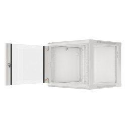 RACKOVÁ SKŘÍŇ 19" PRO MONTÁŽ NA STĚNU 9U/600X600 (FLAT PACK) V2 ŠEDÁ