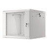 RACKOVÁ SKŘÍŇ 19" PRO MONTÁŽ NA STĚNU 9U/600X600 (FLAT PACK) V2 ŠEDÁ