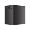 19" RACKOVÁ SKŘÍŇ PRO MONTÁŽ NA STĚNU 12U/600X450 (FLAT PACK) ČERNÁ  V2