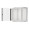 19" RACKOVÁ SKŘÍŇ 12U/600X450 (FLAT PACK) ŠEDÁ  V2