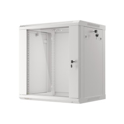 19" RACKOVÁ SKŘÍŇ 12U/600X450 (FLAT PACK) ŠEDÁ  V2