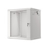 19" RACKOVÁ SKŘÍŇ 12U/600X450 (FLAT PACK) ŠEDÁ  V2