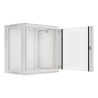 19" RACKOVÁ SKŘÍŇ 12U/600X450 (FLAT PACK) ŠEDÁ  V2