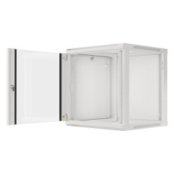 19" RACKOVÁ SKŘÍŇ 12U/600X600 (FLAT PACK) V2 ŠEDÁ