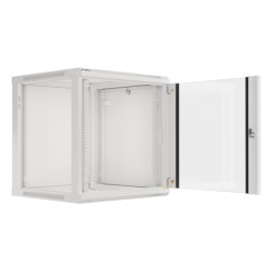 19" RACKOVÁ SKŘÍŇ 12U/600X600 (FLAT PACK) V2 ŠEDÁ
