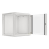 19" RACKOVÁ SKŘÍŇ 12U/600X600 (FLAT PACK) V2 ŠEDÁ