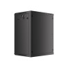 19" RACKOVÁ SKŘÍŇ PRO MONTÁŽ NA STĚNU 15U/600X450 (FLAT PACK) S PROSKLENÝMI DVEŘMI ČERNÁ  V2