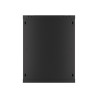 19" RACKOVÁ SKŘÍŇ PRO MONTÁŽ NA STĚNU 15U/600X450 (FLAT PACK) S PROSKLENÝMI DVEŘMI ČERNÁ  V2