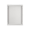 19" RACKOVÁ SKŘÍŇ PRO MONTÁŽ NA STĚNU 15U/600X450 (FLAT PACK) S PROSKLENÝMI DVEŘMI ŠEDÁ  V2