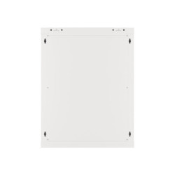 19" RACKOVÁ SKŘÍŇ PRO MONTÁŽ NA STĚNU 15U/600X450 (FLAT PACK) S PROSKLENÝMI DVEŘMI ŠEDÁ  V2
