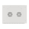 19" RACKOVÁ SKŘÍŇ PRO MONTÁŽ NA STĚNU 15U/600X450 (FLAT PACK) S PROSKLENÝMI DVEŘMI ŠEDÁ  V2