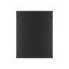 19" RACKOVÁ SKŘÍŇ PRO MONTÁŽ NA STĚNU 15U/600X600 (FLAT PACK) S PROSKLENÝMI DVEŘMI ČERNÁ  V2