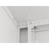 19" RACKOVÁ SKŘÍŇ PRO MONTÁŽ NA STĚNU 15U/600X600 (FLAT PACK) S PROSKLENÝMI DVEŘMI ŠEDÁ  V2