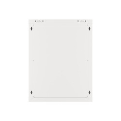 19" RACKOVÁ SKŘÍŇ PRO MONTÁŽ NA STĚNU 15U/600X600 (FLAT PACK) S PROSKLENÝMI DVEŘMI ŠEDÁ  V2