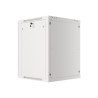 19" RACKOVÁ SKŘÍŇ PRO MONTÁŽ NA STĚNU 15U/600X600 (FLAT PACK) S PROSKLENÝMI DVEŘMI ŠEDÁ  V2