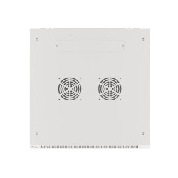 19" RACKOVÁ SKŘÍŇ PRO MONTÁŽ NA STĚNU 15U/600X600 (FLAT PACK) S PROSKLENÝMI DVEŘMI ŠEDÁ  V2
