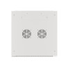 19" RACKOVÁ SKŘÍŇ PRO MONTÁŽ NA STĚNU 15U/600X600 (FLAT PACK) S PROSKLENÝMI DVEŘMI ŠEDÁ  V2