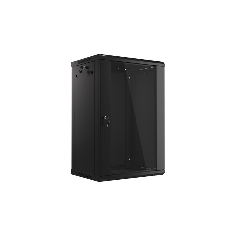 19" RACKOVÁ SKŘÍŇ PRO MONTÁŽ NA STĚNU 18U/600X450 (FLAT PACK) S PROSKLENÝMI DVEŘMI ČERNÁ V2 19" RACKOVÁ SKŘÍŇ PRO MONTÁŽ NA STĚNU 18U/600X450 (FLAT PACK) S PROSKLENÝMI DVEŘMI ČERNÁ V2