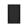 19" RACKOVÁ SKŘÍŇ PRO MONTÁŽ NA STĚNU 18U/600X450 (FLAT PACK) S PROSKLENÝMI DVEŘMI ČERNÁ  V2