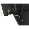 19" RACKOVÁ SKŘÍŇ PRO MONTÁŽ NA STĚNU 18U/600X450 (FLAT PACK) S PROSKLENÝMI DVEŘMI ČERNÁ  V2