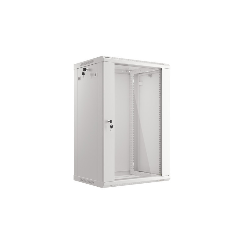 19" RACKOVÁ SKŘÍŇ PRO MONTÁŽ NA STĚNU 18U/600X450 (FLAT PACK) ŠEDÁ V2 19" RACKOVÁ SKŘÍŇ PRO MONTÁŽ NA STĚNU 18U/600X450 (FLAT PACK) ŠEDÁ V2