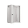 19" RACKOVÁ SKŘÍŇ PRO MONTÁŽ NA STĚNU 18U/600X450 (FLAT PACK) ŠEDÁ  V2