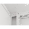 19" RACKOVÁ SKŘÍŇ PRO MONTÁŽ NA STĚNU 18U/600X450 (FLAT PACK) ŠEDÁ  V2