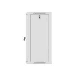 19" RACKOVÁ SKŘÍŇ PRO MONTÁŽ NA STĚNU 18U/600X450 (FLAT PACK) ŠEDÁ  V2