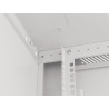 19" RACKOVÁ SKŘÍŇ PRO MONTÁŽ NA STĚNU 18U/600X600 (FLAT PACK) ŠEDÁ  V2