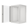 19" RACKOVÁ SKŘÍŇ PRO MONTÁŽ NA STĚNU 18U/600X600 (FLAT PACK) ŠEDÁ  V2