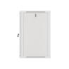 19" RACKOVÁ SKŘÍŇ PRO MONTÁŽ NA STĚNU 18U/600X600 (FLAT PACK) ŠEDÁ  V2