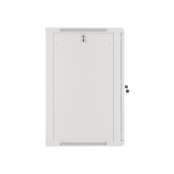 19" RACKOVÁ SKŘÍŇ PRO MONTÁŽ NA STĚNU 18U/600X600 (FLAT PACK) ŠEDÁ  V2