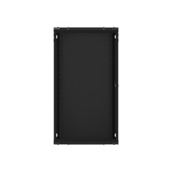 19" RACKOVÁ SKŘÍŇ PRO MONTÁŽ NA STĚNU 22U/600X450 (FLAT PACK) S PROSKLENÝMI DVEŘMI ČERNÁ  V2