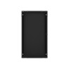19" RACKOVÁ SKŘÍŇ PRO MONTÁŽ NA STĚNU 22U/600X450 (FLAT PACK) S PROSKLENÝMI DVEŘMI ČERNÁ  V2