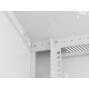 19" RACKOVÁ SKŘÍŇ PRO MONTÁŽ NA STĚNU 22U/600X450 (FLAT PACK) ŠEDÁ  V2