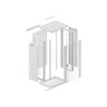 19" RACKOVÁ SKŘÍŇ PRO MONTÁŽ NA STĚNU 22U/600X450 (FLAT PACK) ŠEDÁ  V2