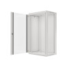 19" RACKOVÁ SKŘÍŇ PRO MONTÁŽ NA STĚNU 22U/600X450 (FLAT PACK) ŠEDÁ  V2