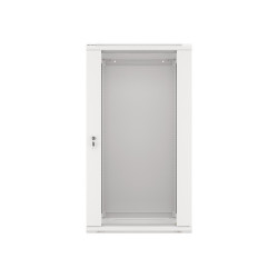 19" RACKOVÁ SKŘÍŇ PRO MONTÁŽ NA STĚNU 22U/600X450 (FLAT PACK) ŠEDÁ  V2