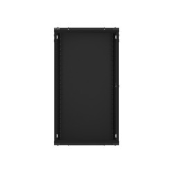 19" RACKOVÁ SKŘÍŇ PRO MONTÁŽ NA STĚNU 22U/600X600 (FLAT PACK) ČERNÁ  V2