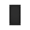 19" RACKOVÁ SKŘÍŇ PRO MONTÁŽ NA STĚNU 22U/600X600 (FLAT PACK) ČERNÁ  V2